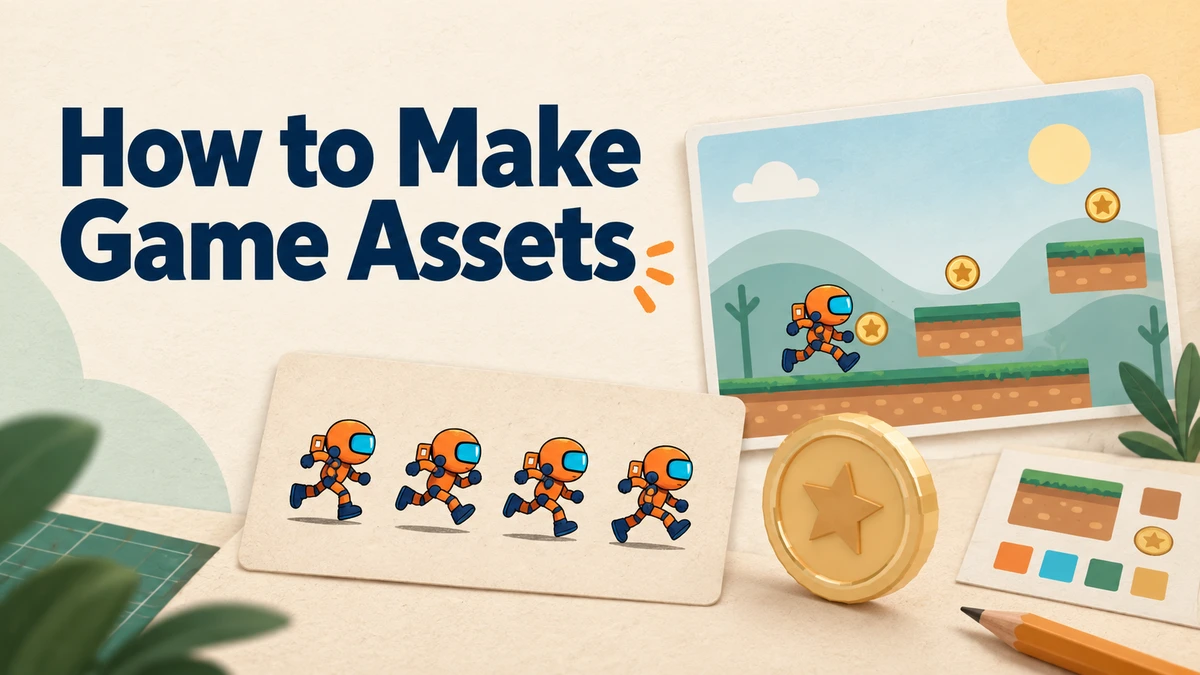 How to Make Game Assets for Your First Game