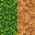 Selected grass and dirt tile before an edit